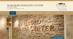 Desktop Screenshot of marlboropodiatrycenter.com